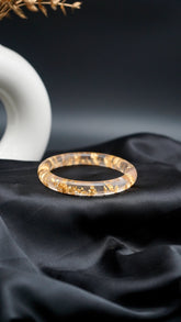 Golden Line Resin Bangle