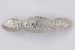 Trinity Silver Barrette Clip