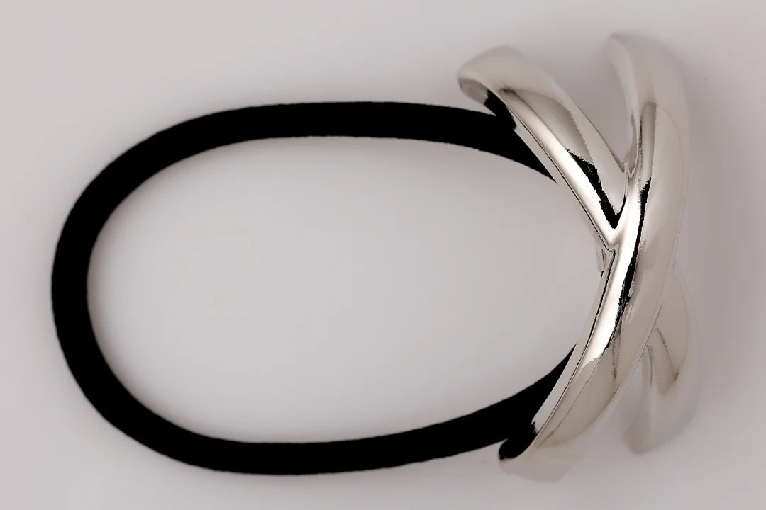 Nexus Cross Silver Cuff