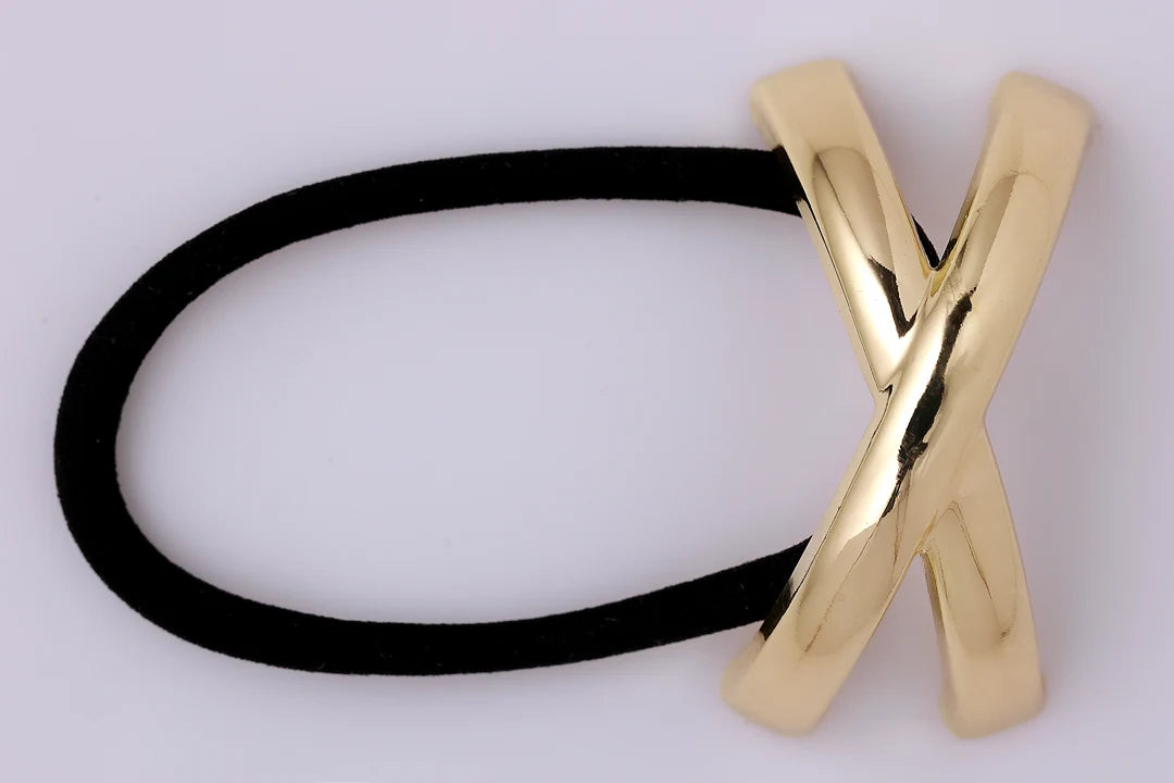 Nexus Cross Gold Cuff