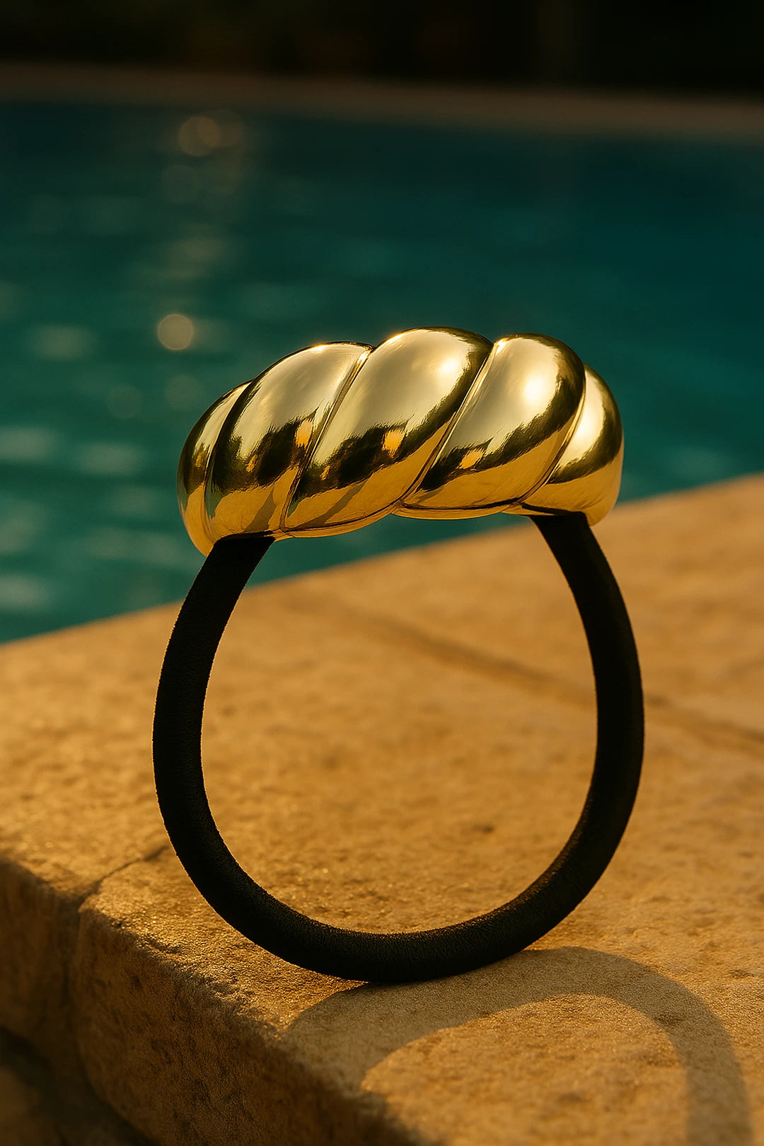 Glazed Croissant Gold Cuff