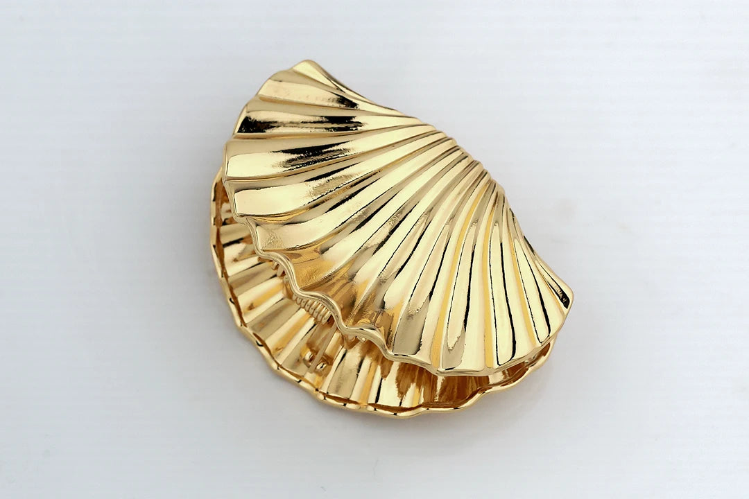 Aurelia Shell Gold Plated Clip (Large size)