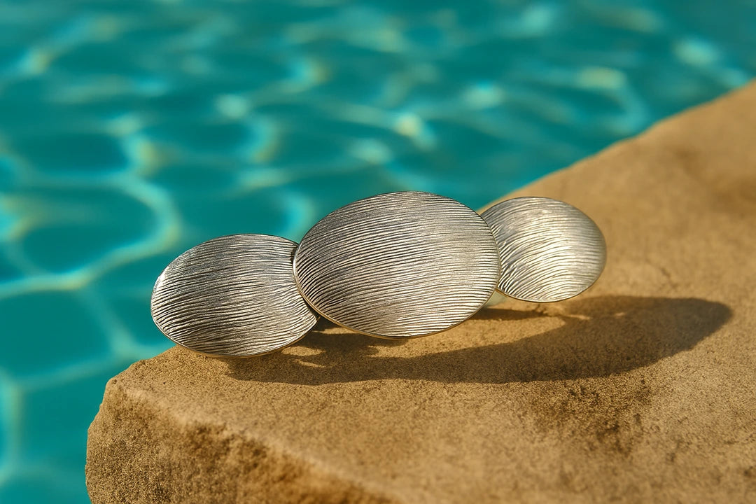 Trinity Silver Barrette Clip