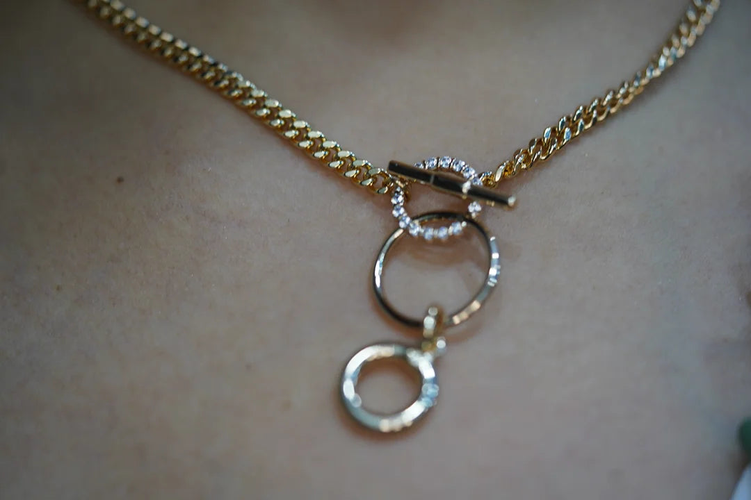 Contemporary Gold Necklace