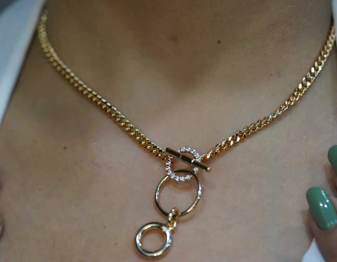 Contemporary Gold Necklace