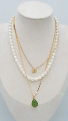 Olive Aura Necklace