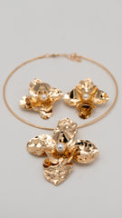 Pearl Fleur Necklace Set