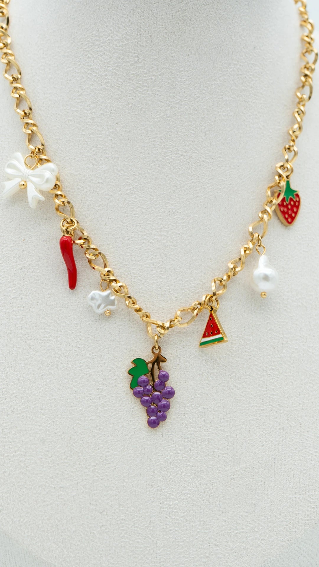 Charm Cart Necklace