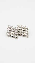 Silver Mesh Earrings