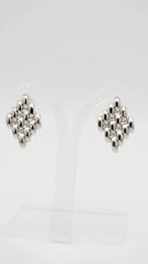 Silver Mesh Earrings