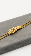 Golden Clasp Bracelet