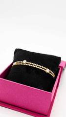 Golden Glimmerlace Bracelet