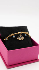Evil Eye Golden Bangle