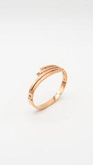 Rose Gold Grid Bangle