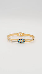 Iris Shield Gold Bangle