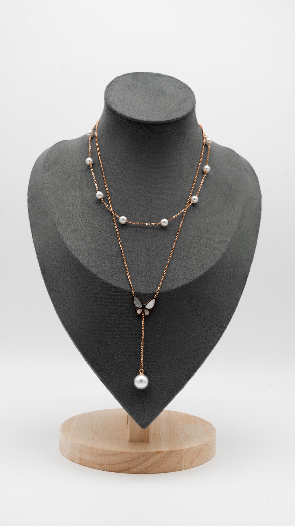 Rose gold Fleurwing Necklace