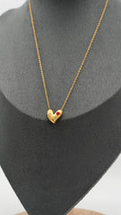 Red Muse Heart Necklace