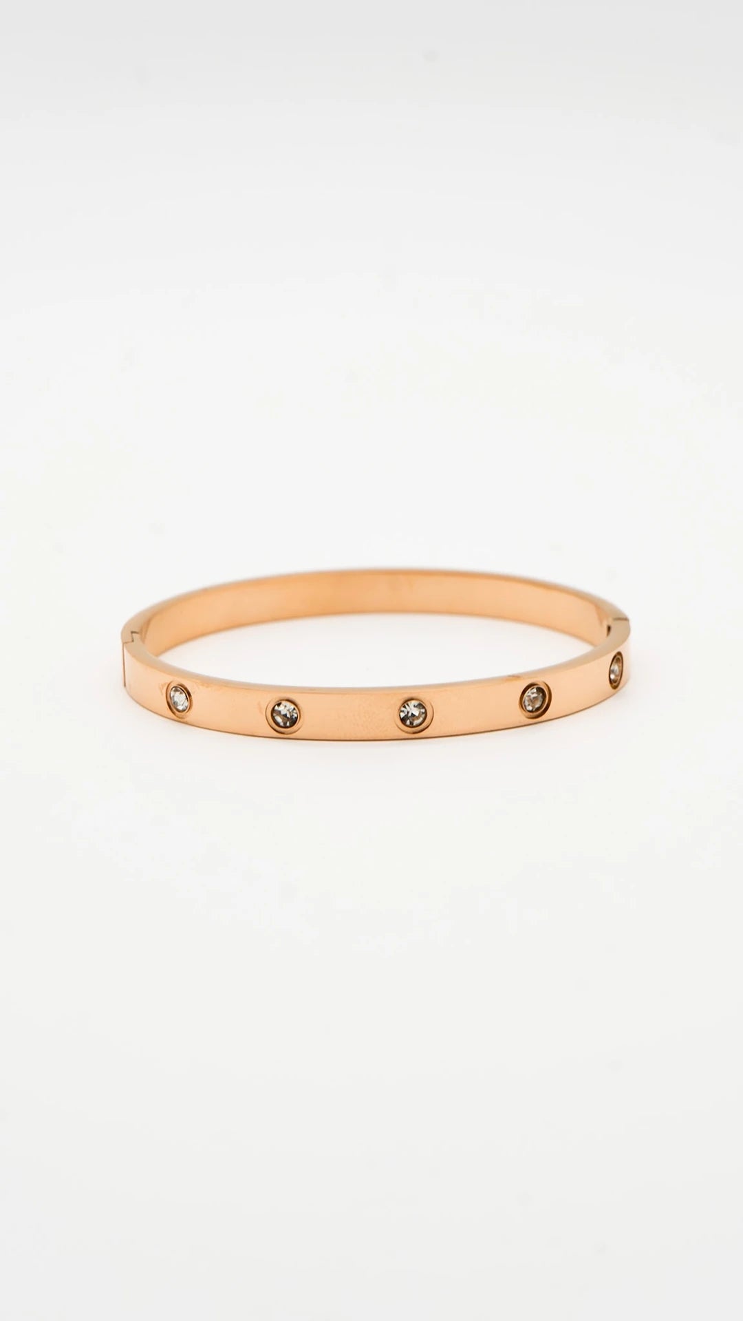 Lustre Rose Gold Bangle