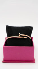 Rose Gold Nail Cuff Bangle