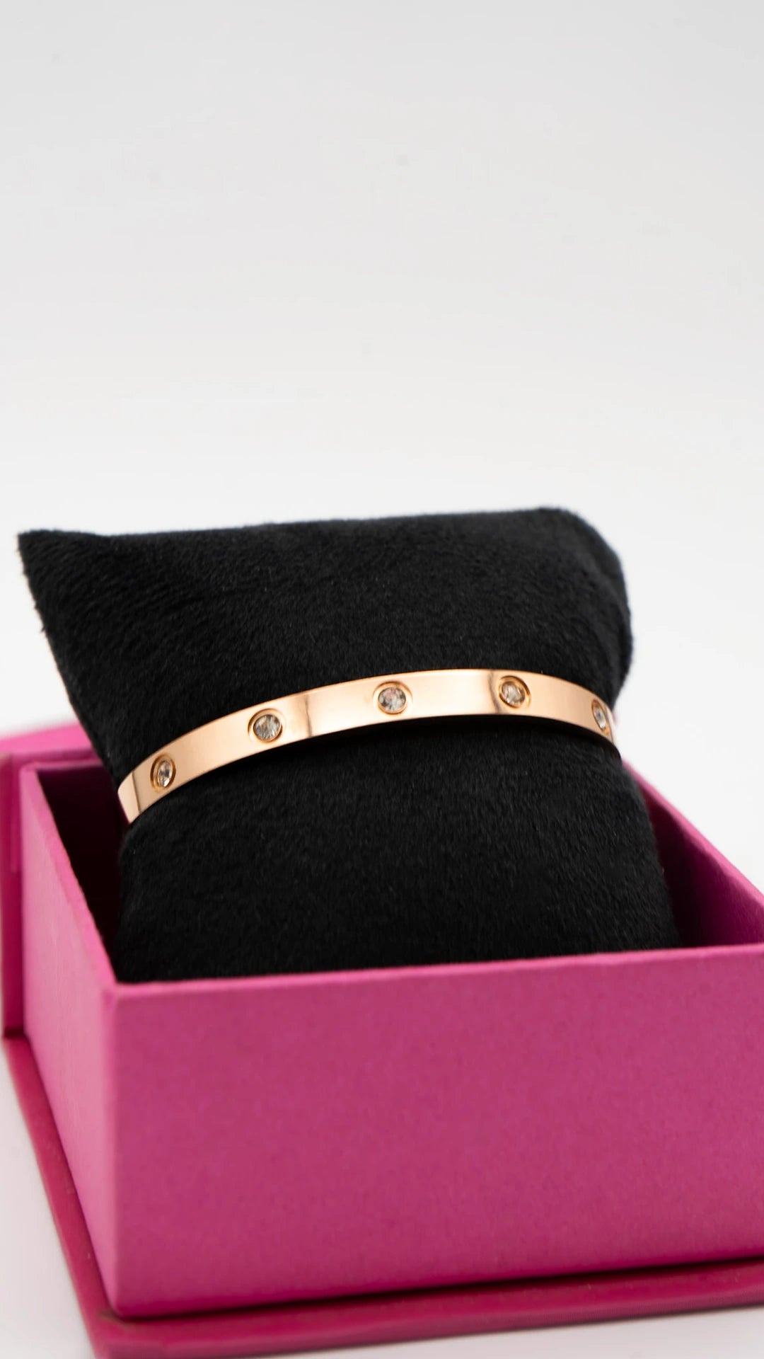 Lustre Rose Gold Bangle