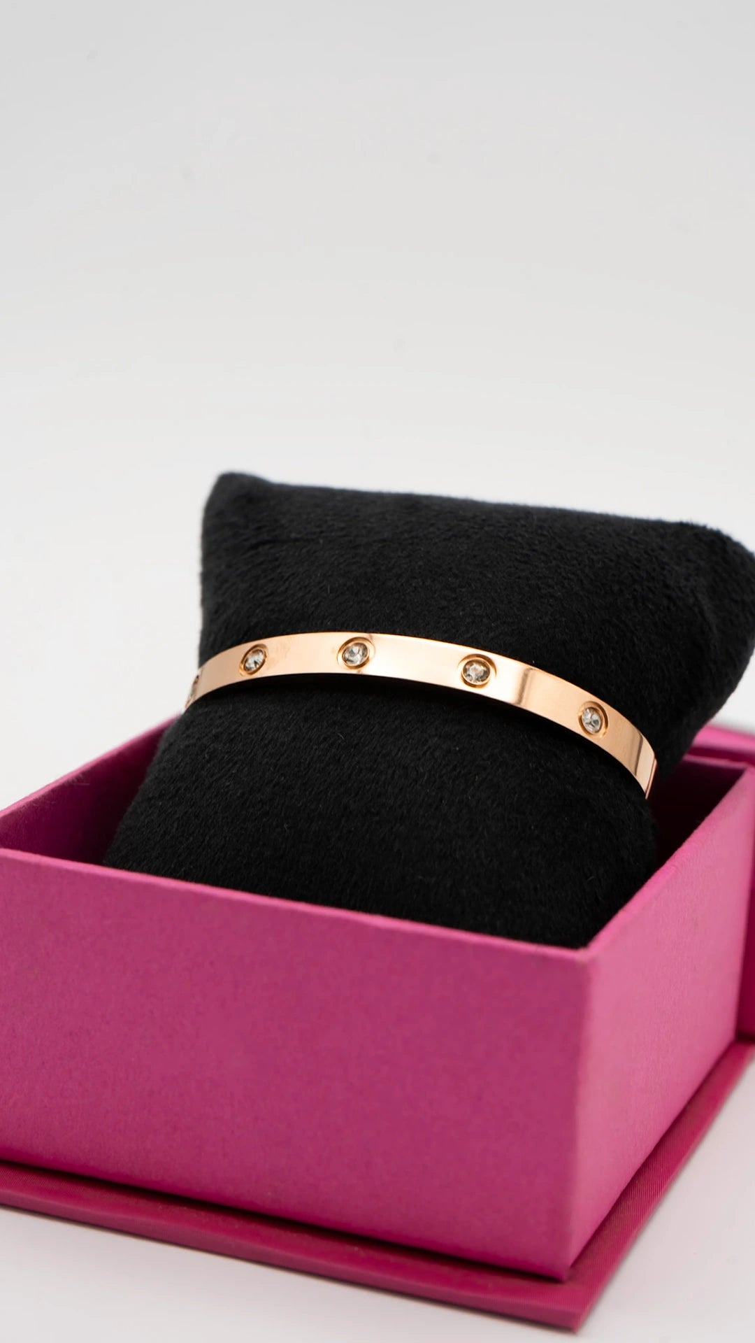 Lustre Rose Gold Bangle