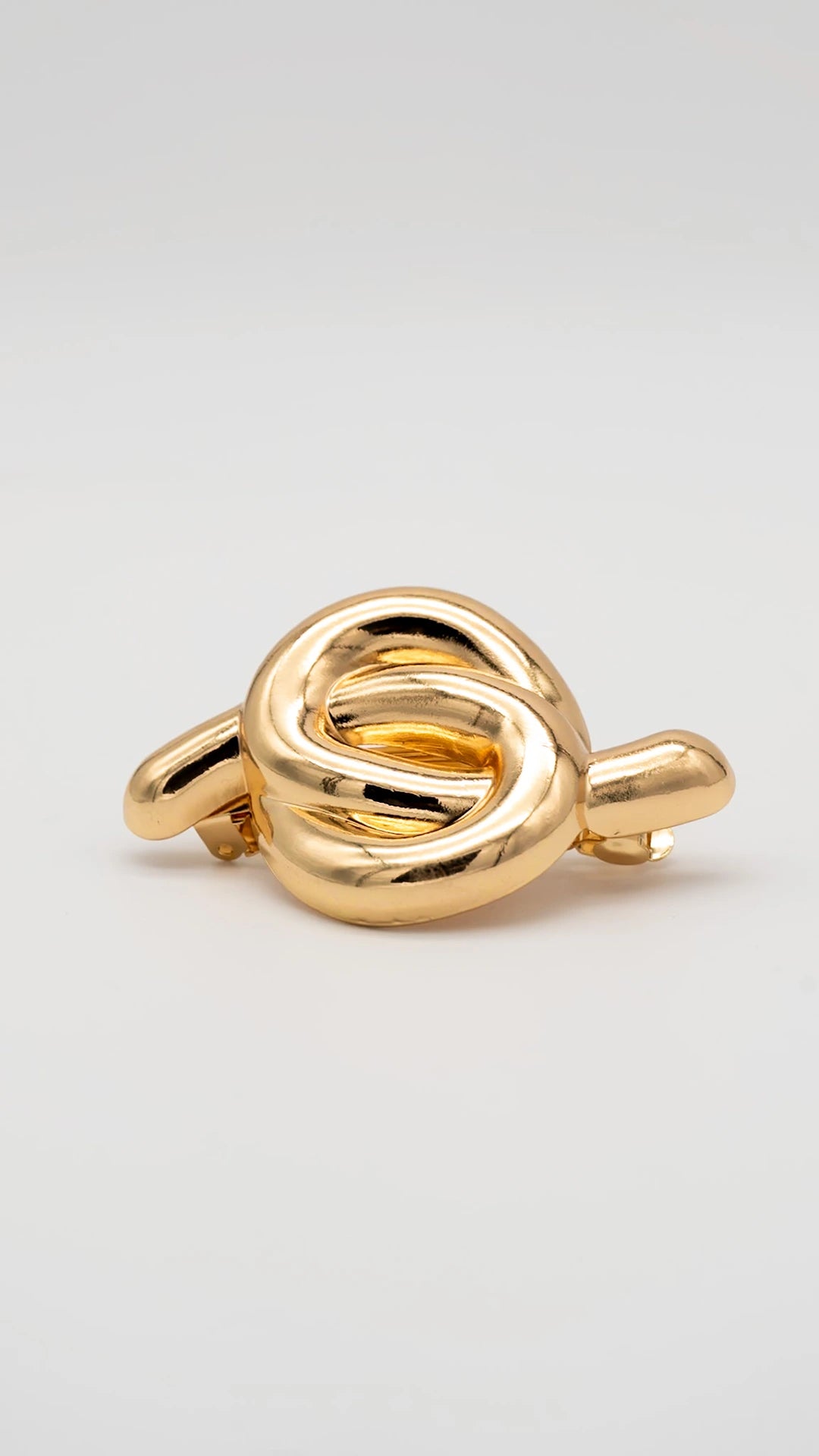 Golden Tangle Barrette Clip