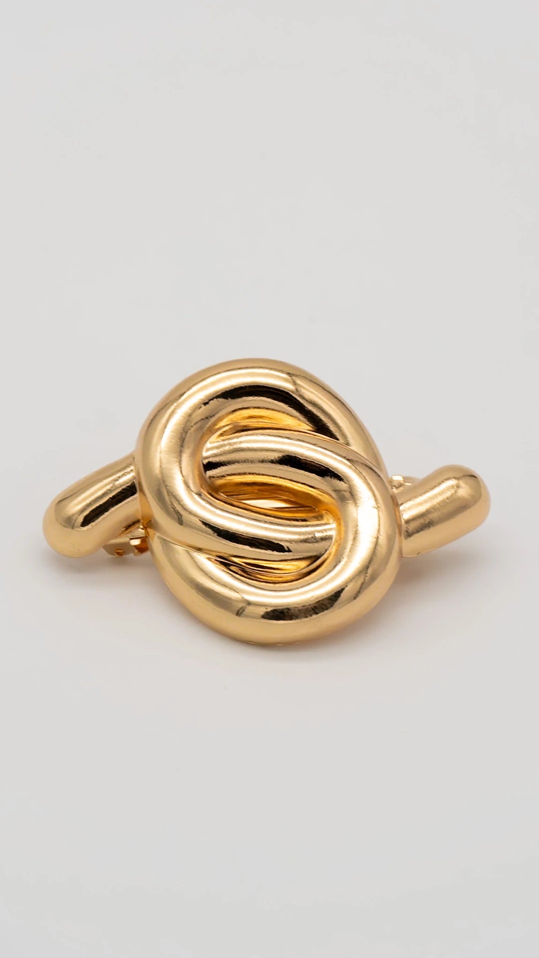 Golden Tangle Barrette Clip
