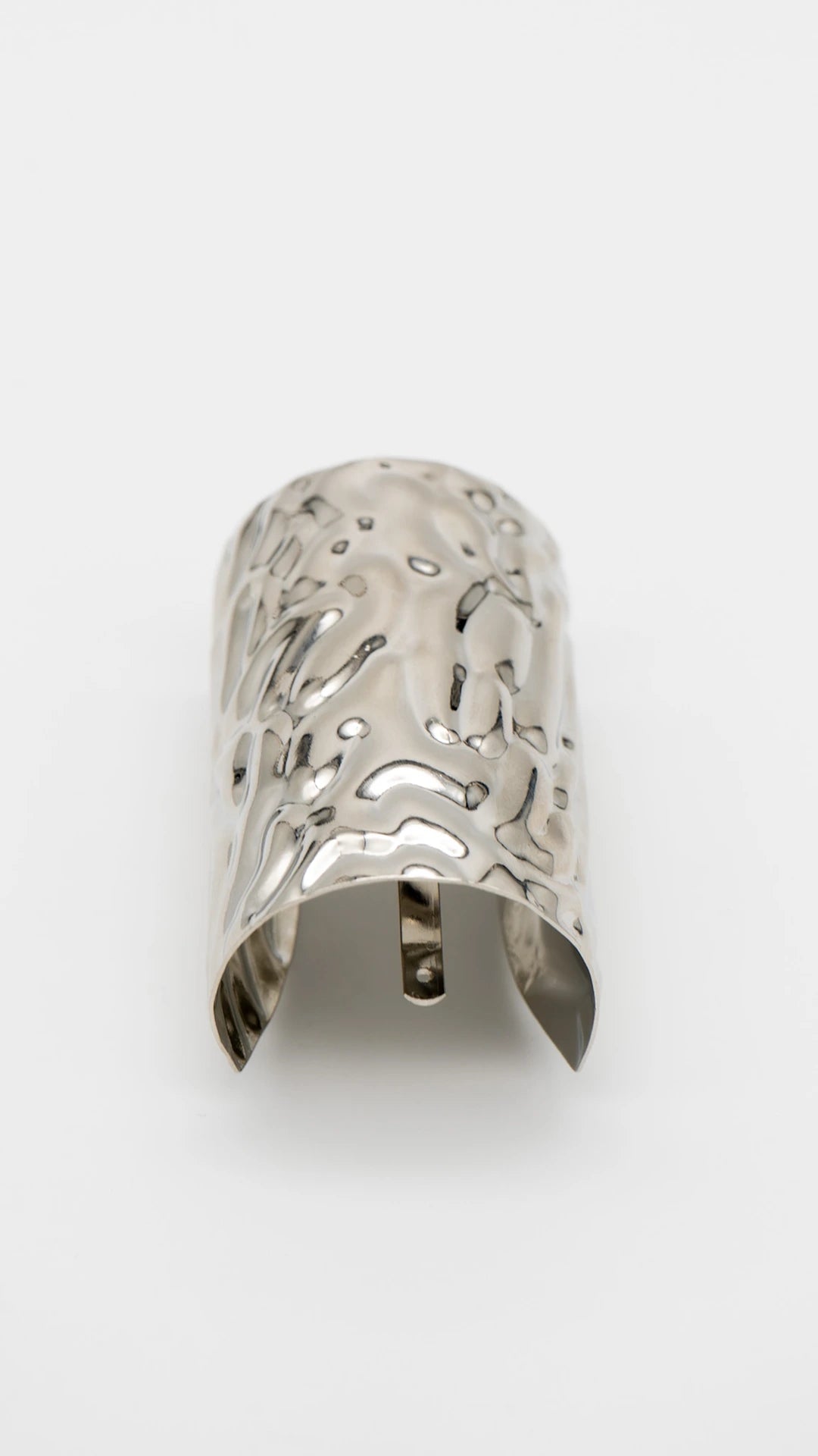 Silver Melt Hair Pin Hook