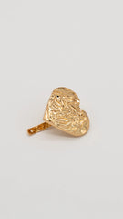 Sculpted Heart Hair Pin Hook