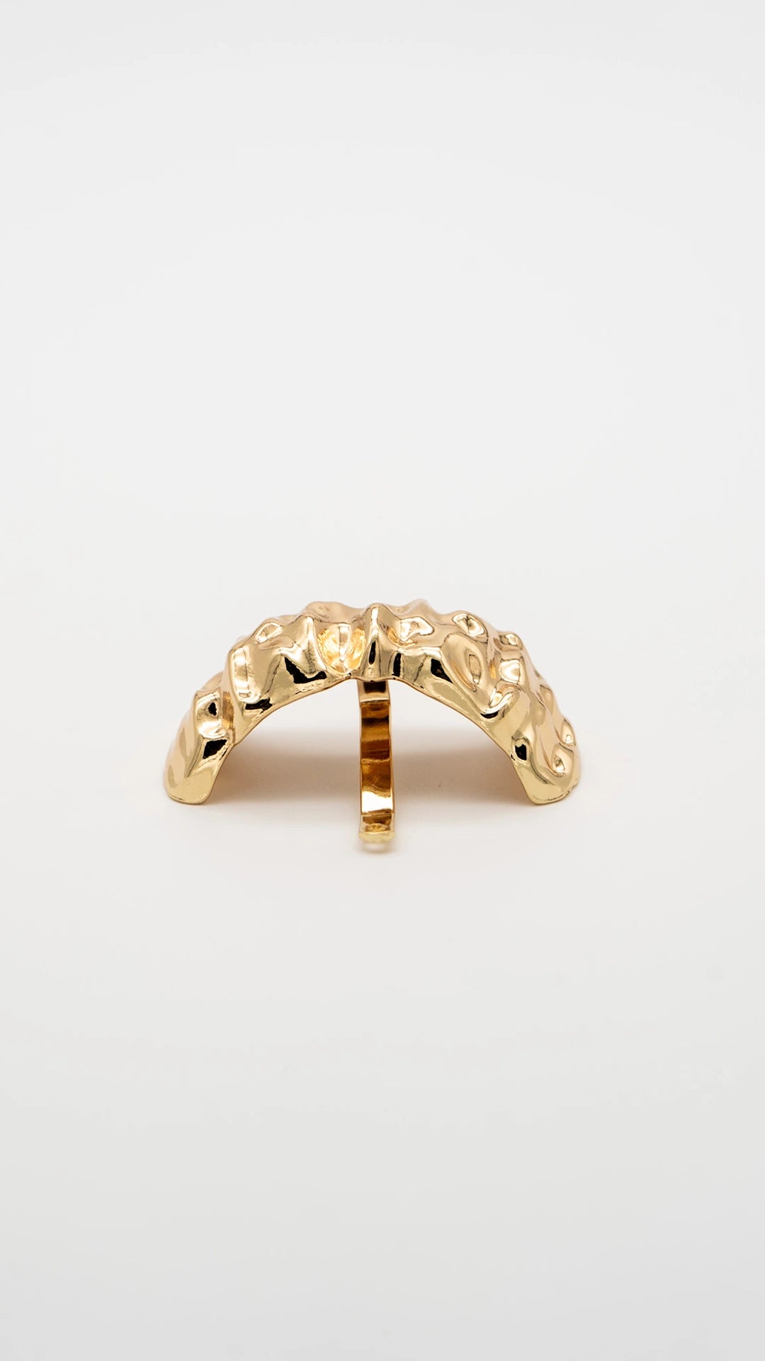 Auric Ruffle Hair Pin Hook