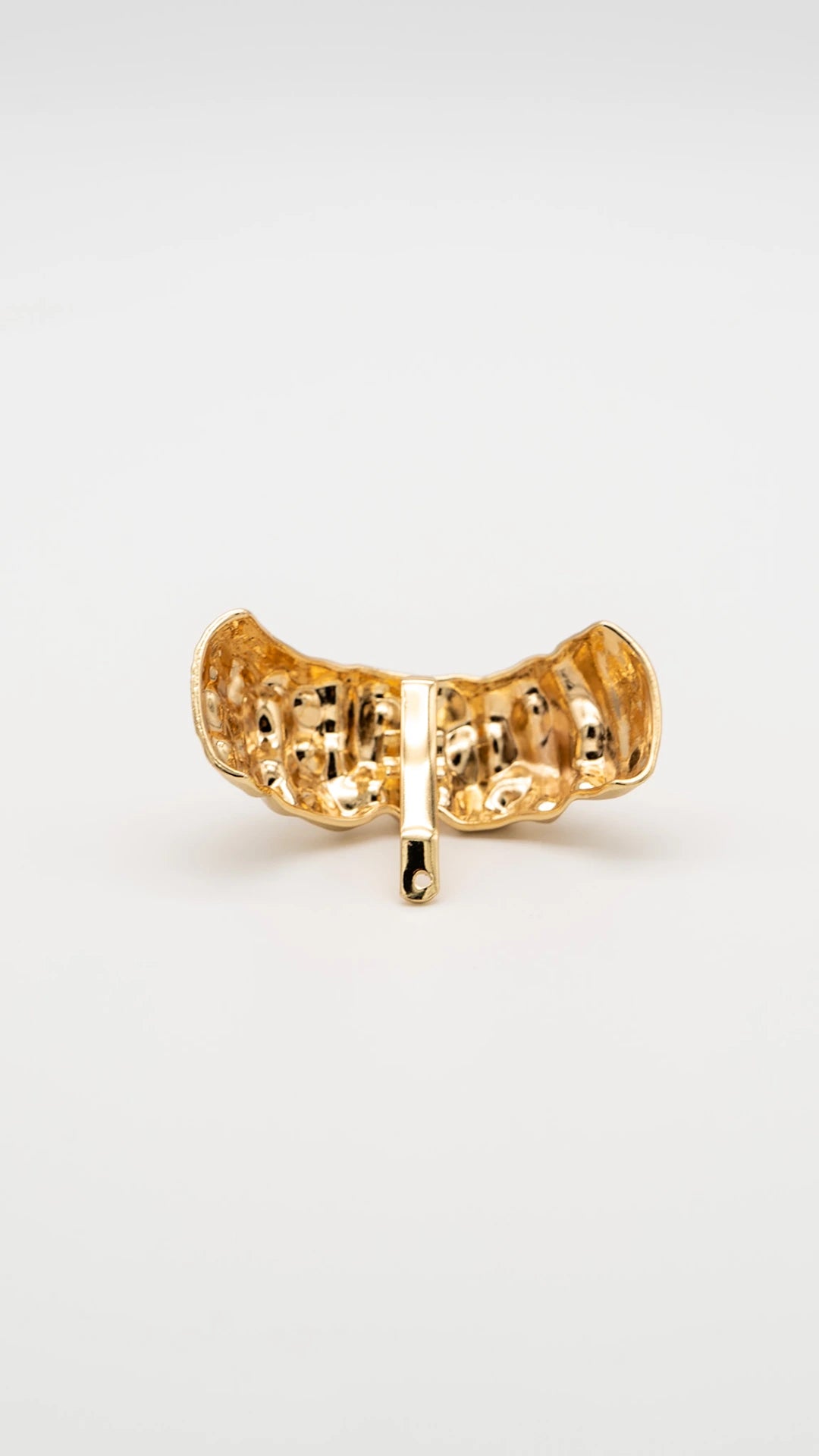 Auric Ruffle Hair Pin Hook