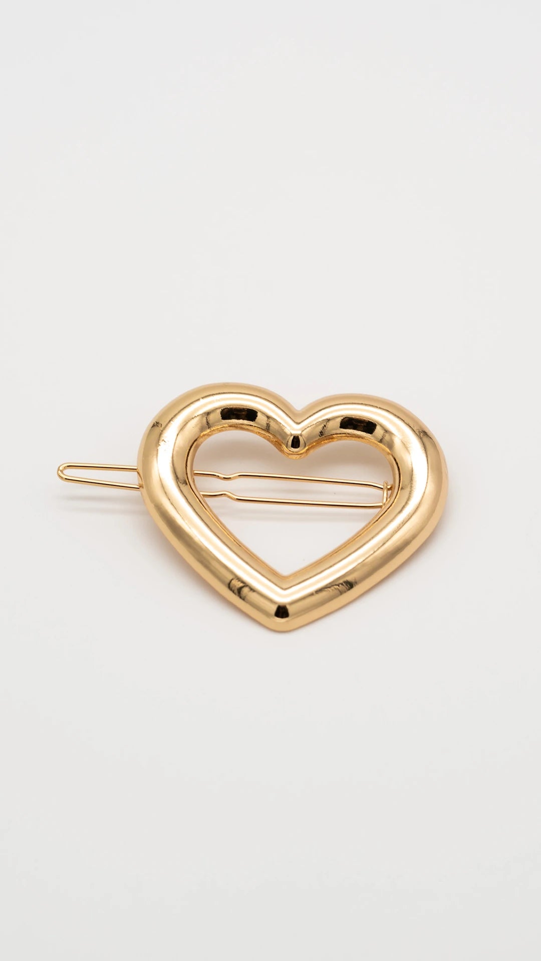 Glow Heart Barette Clip