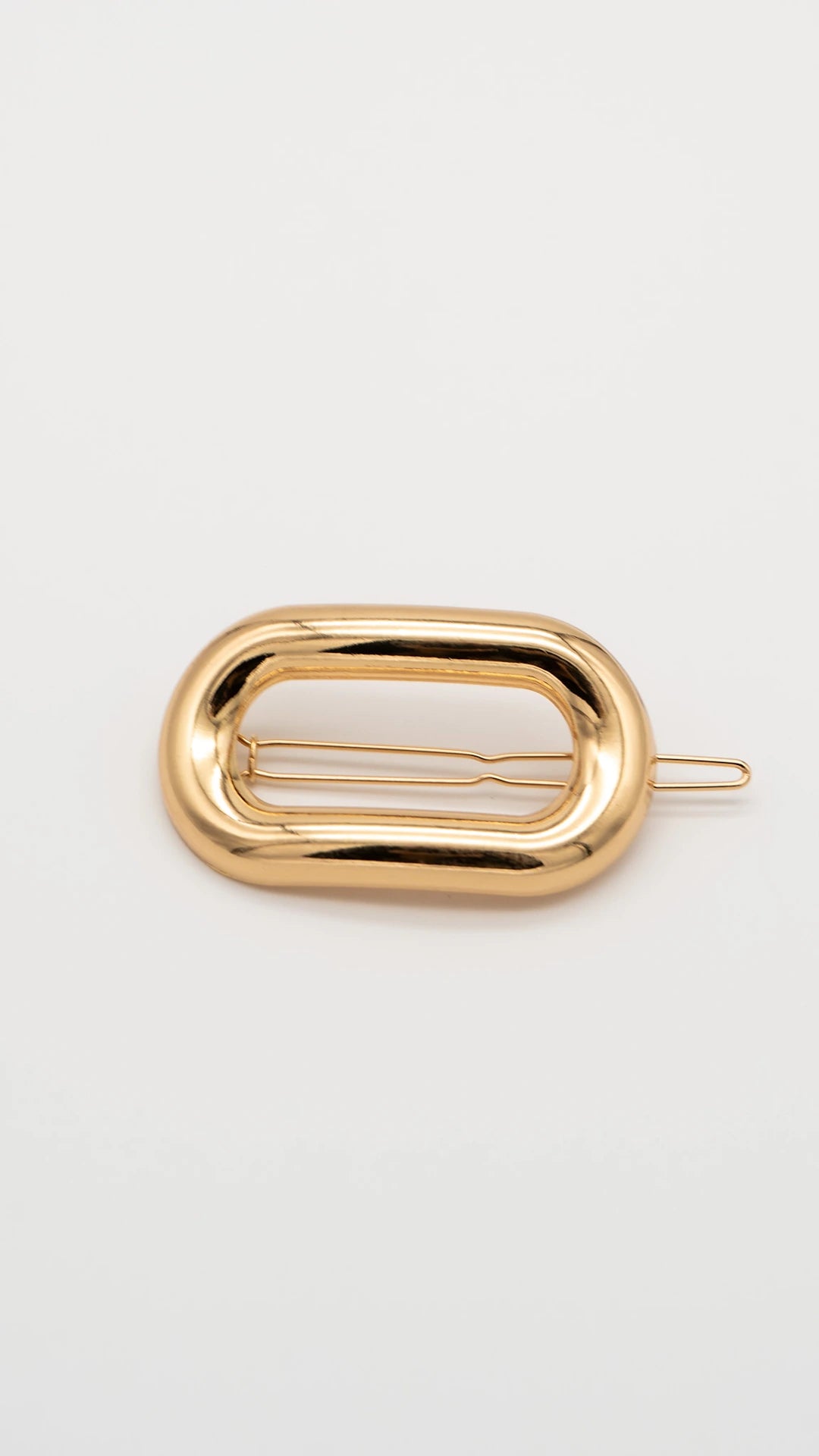 Gleam Oval Barette Clip