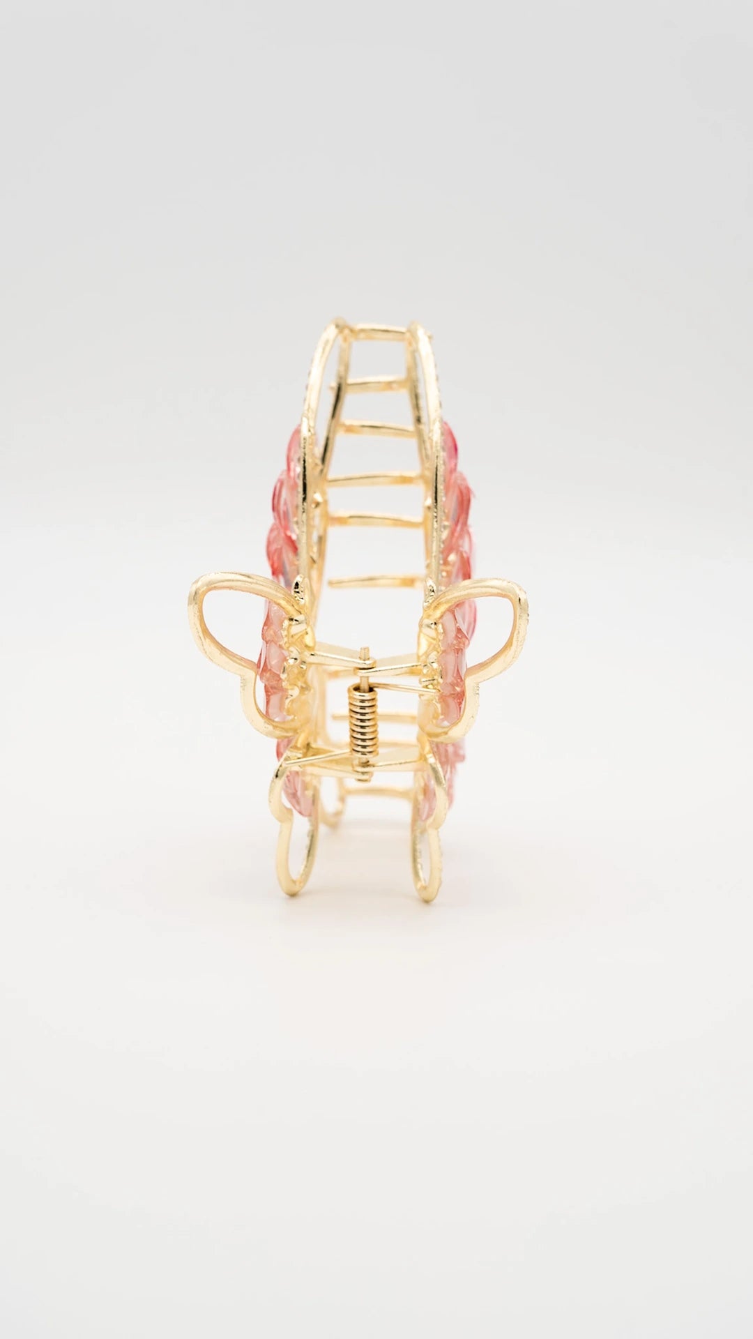 Radiant Butterfly Pastel Pink Claw Clip