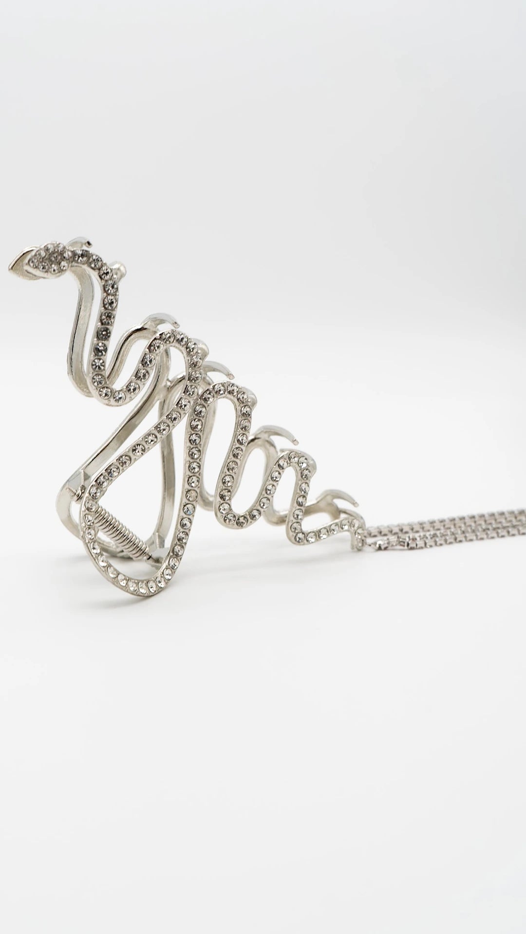 Serpent Drape Claw Clip