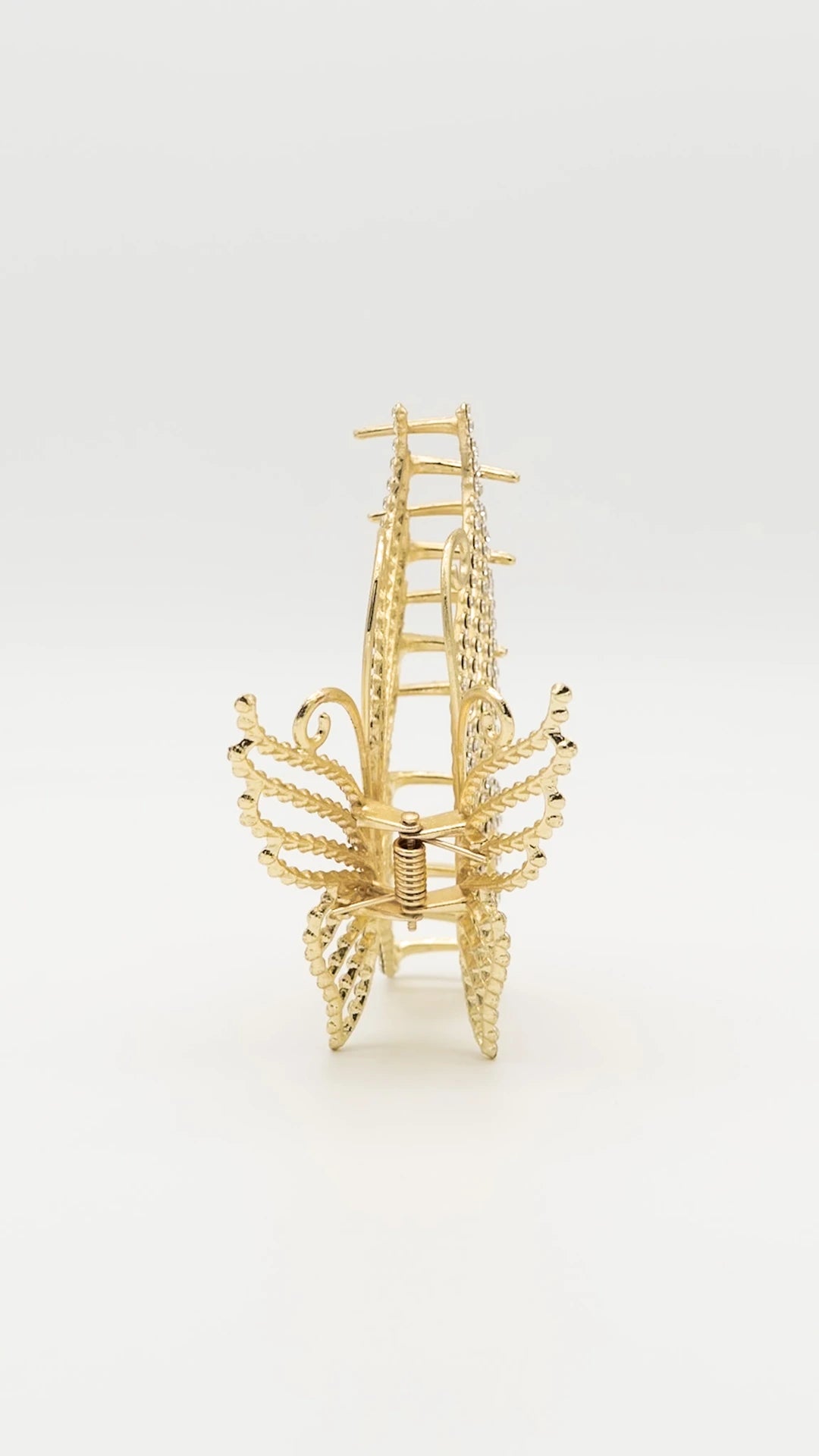 Crystal Wing Claw Clip