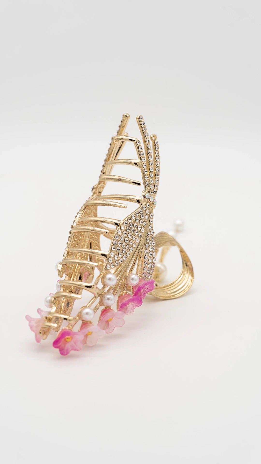 Blush Bloom Claw Clip