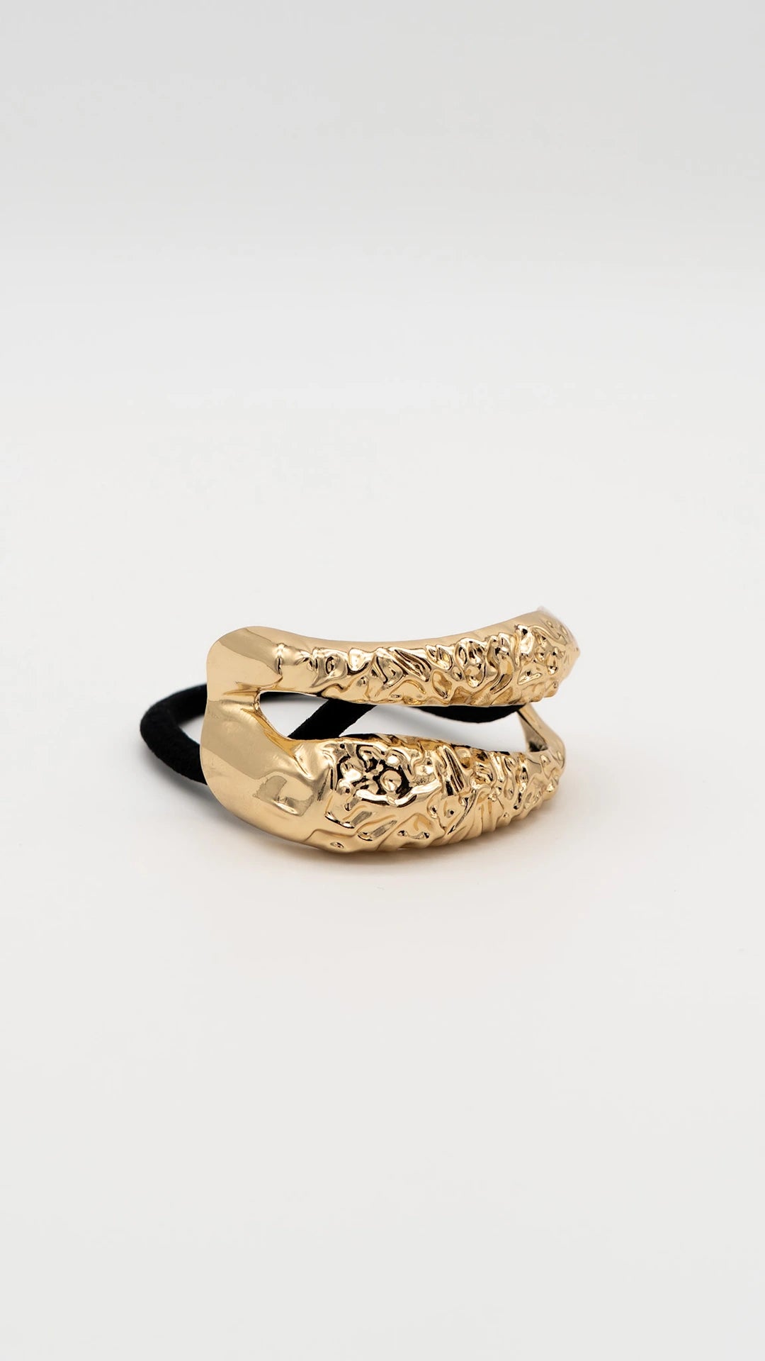 Sculpted Gild Hair Cuffs