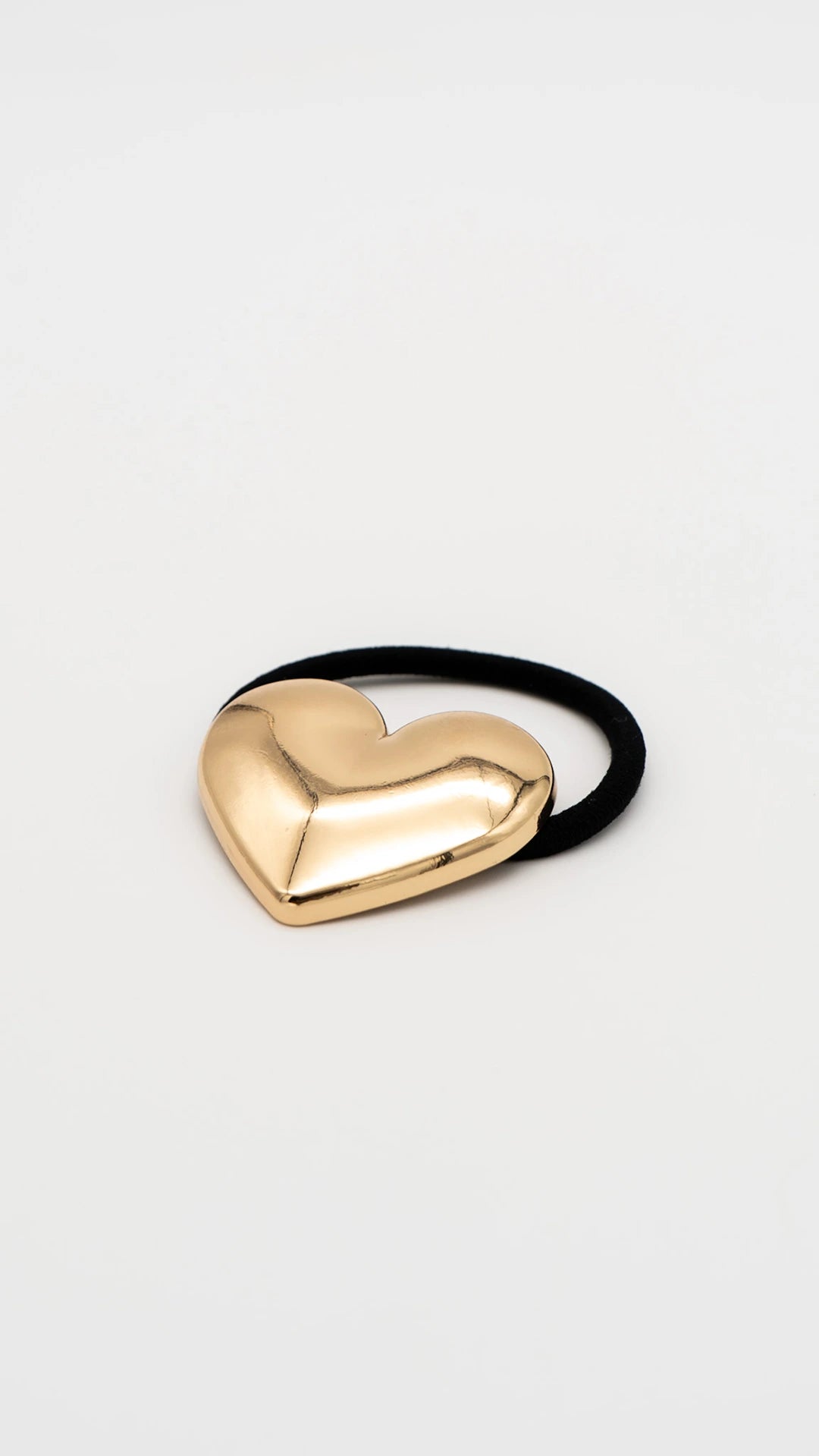 Glimmer Gold Heart Hair Cuffs
