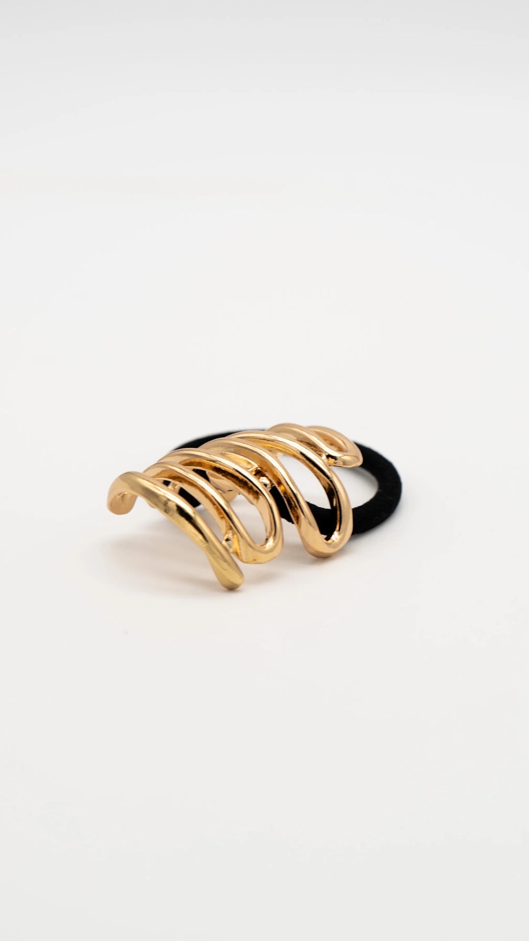 Golden Flow Hair Cuffs