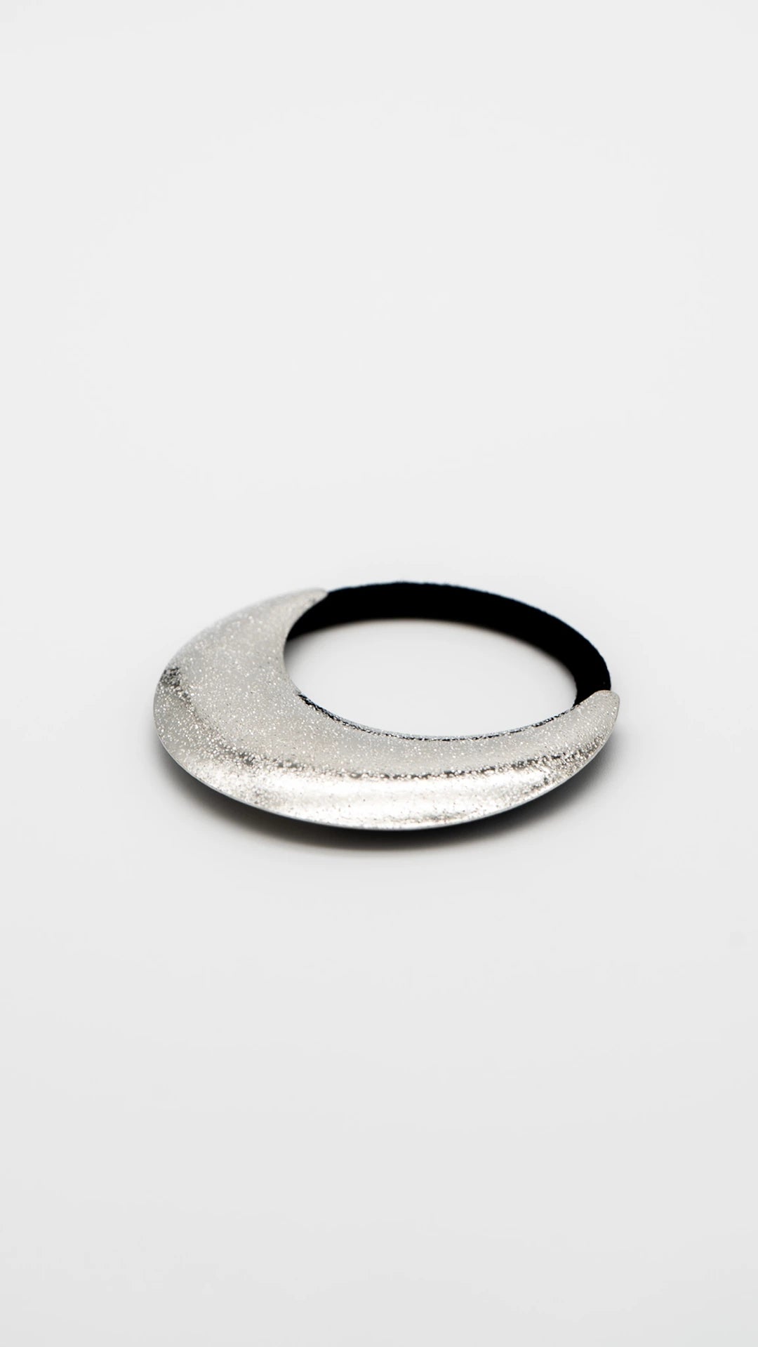 Silver Crescent Hair Cuffs
