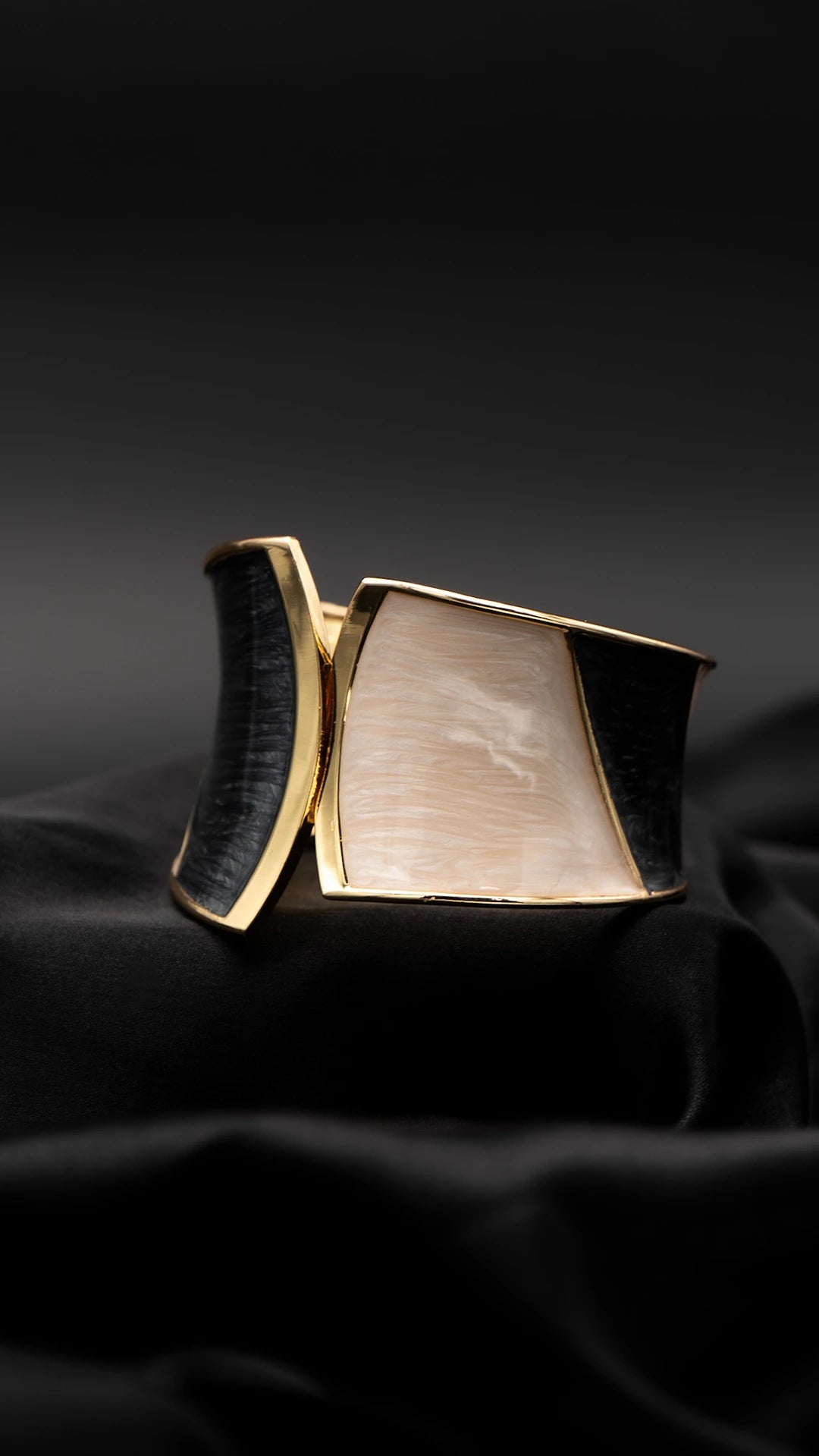 Zyra Black Bangle