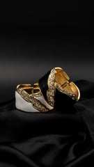 Luxe Gilded Black Bangle