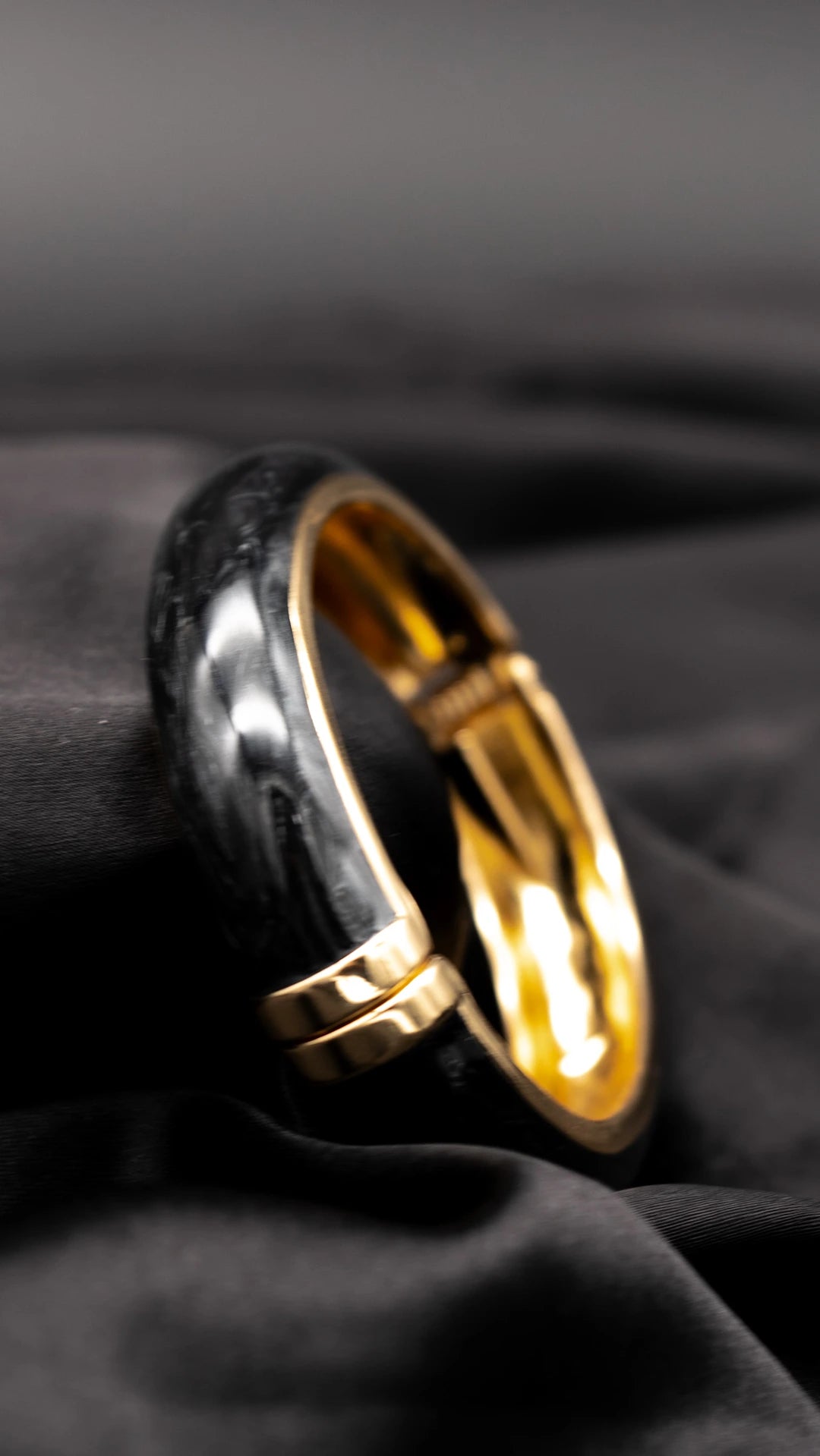 Evara Jet Black Bangle