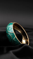 Luna Dark Green Bangle