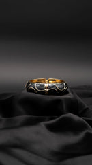 Luna Black Bangle