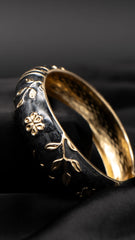 Charcoal Bloom Bangle