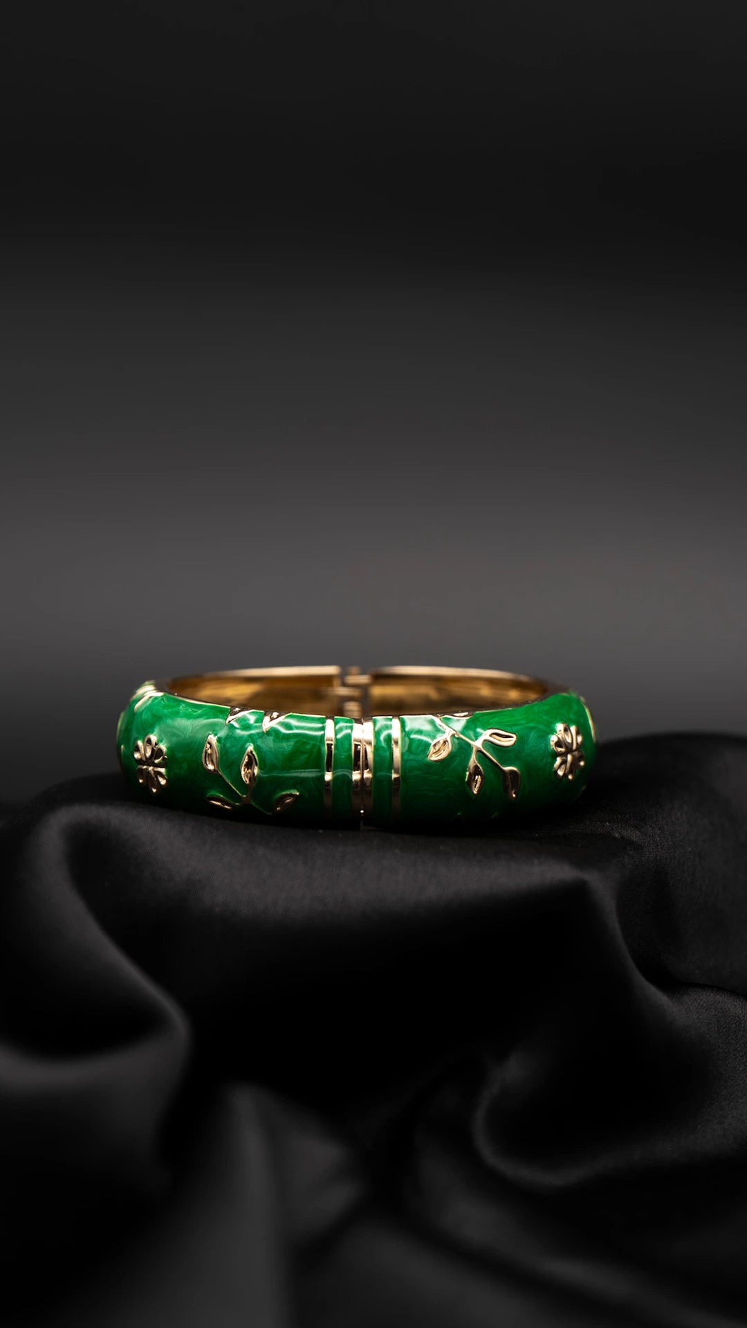 Olive Bloom Bangle