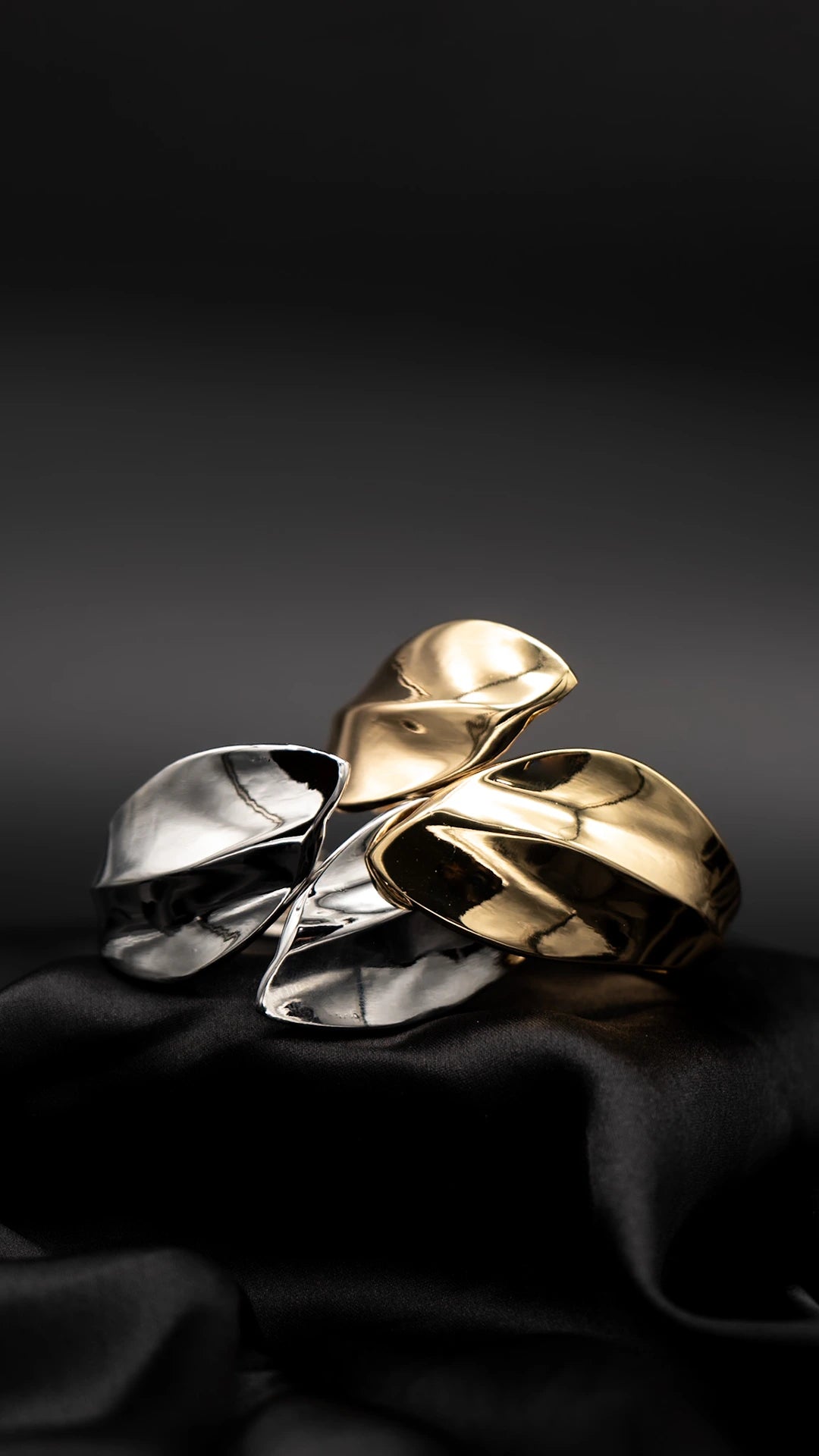 Golden Flux Bangle
