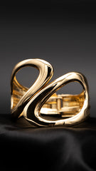 Gold Solace  Bangle